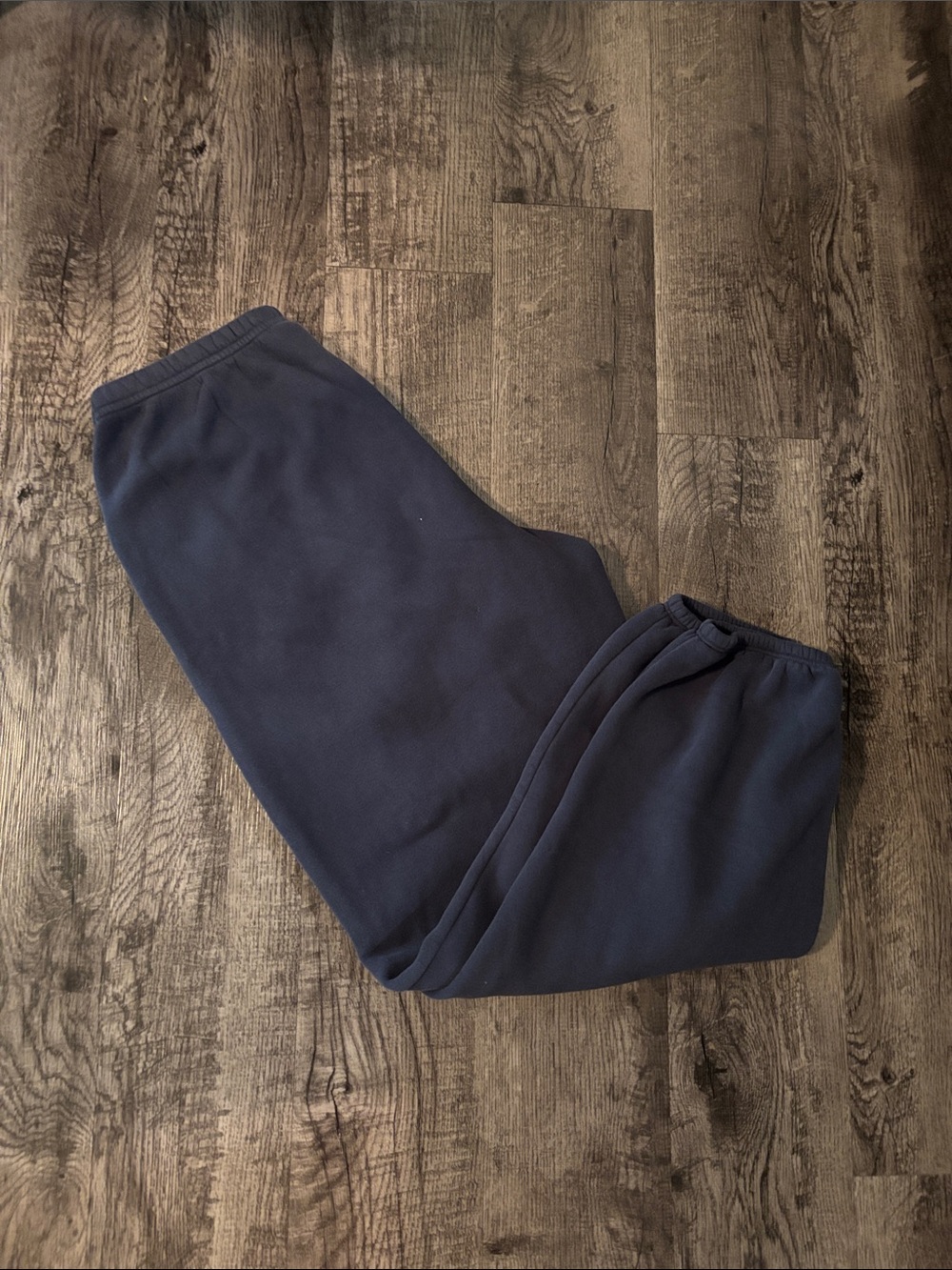 Abercrombie and Fitch Oversized Jogger Sweatpants -Navy Blue -Size Medium Short